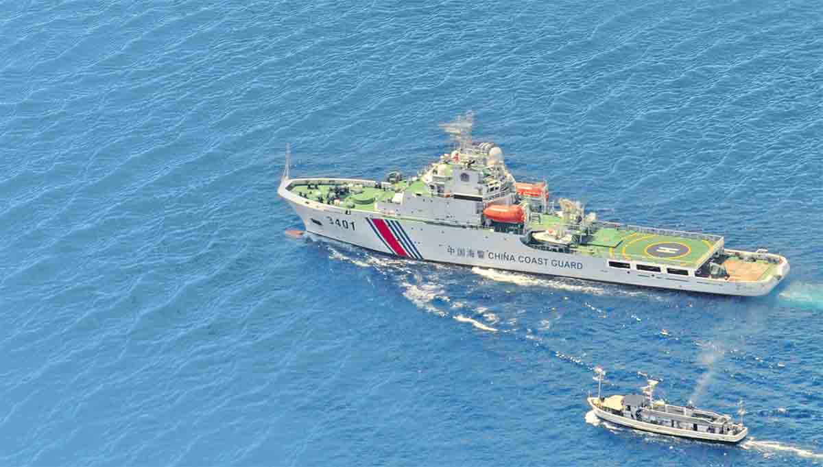 Disputed claims in the South China Sea