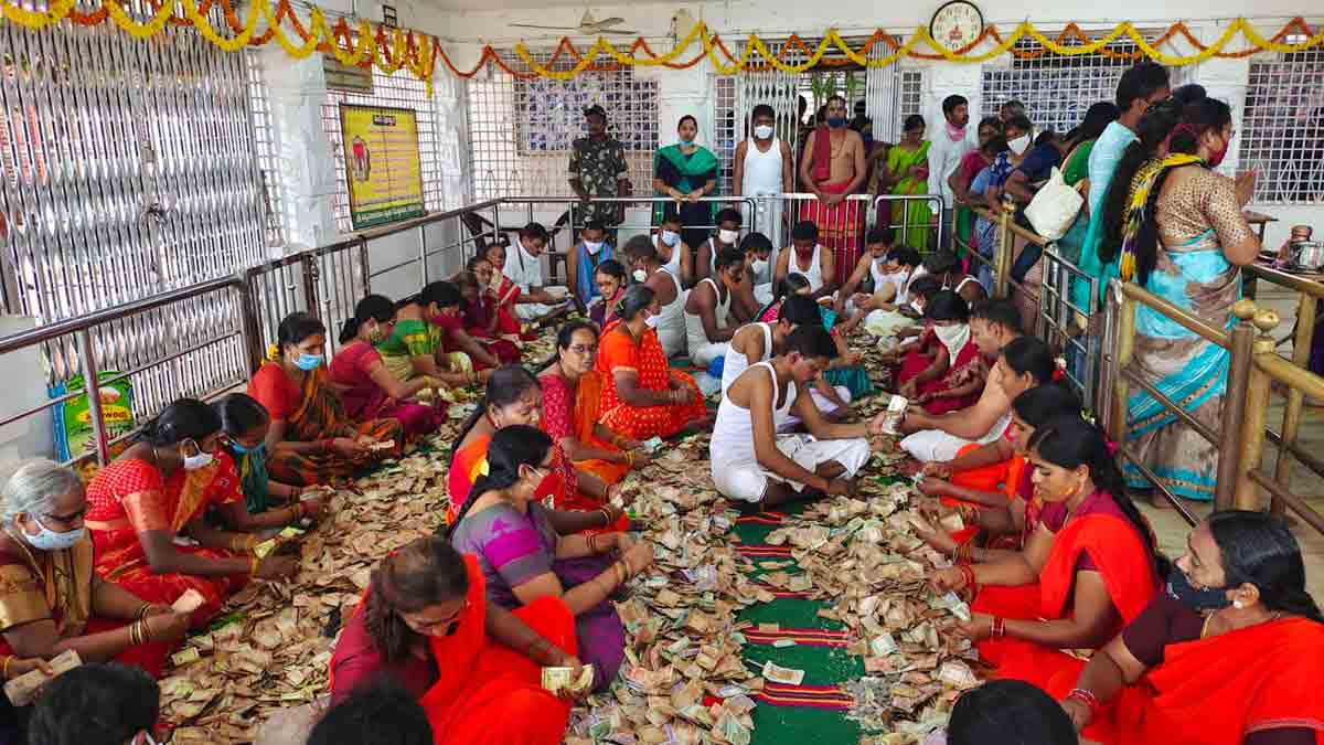 Mancherial: Gudem temple earns Rs 29.21 lakh through offerings