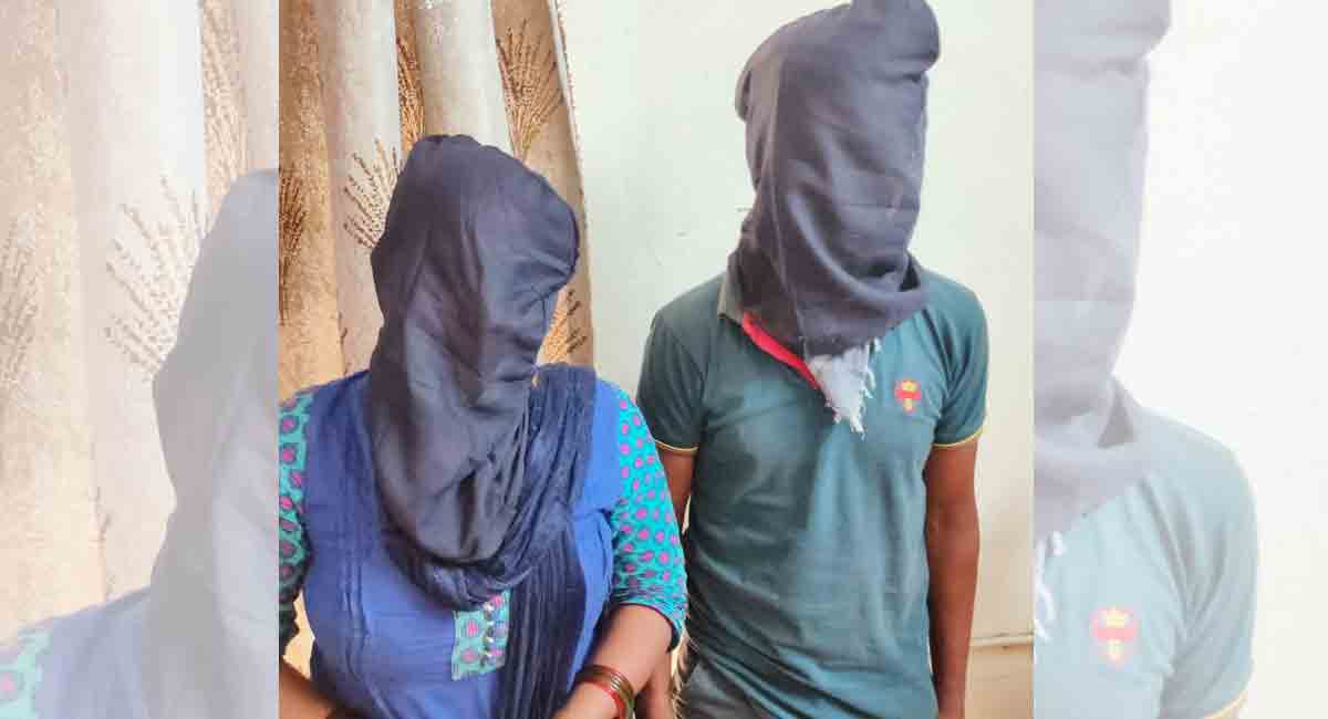 Couple lands behind bars for burglaries in Mancherial