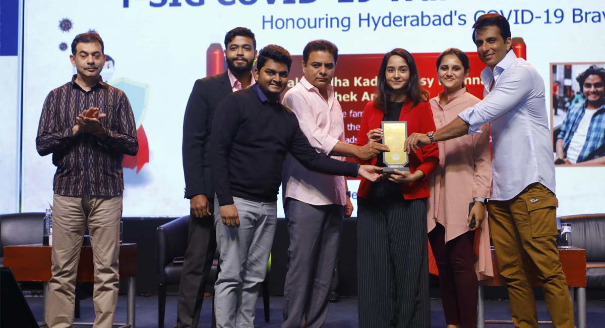 Covid warriors recognised by Telangana Government