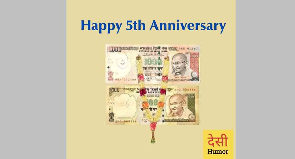 Five years of Note Ban: Demonetisation trending on Twitter