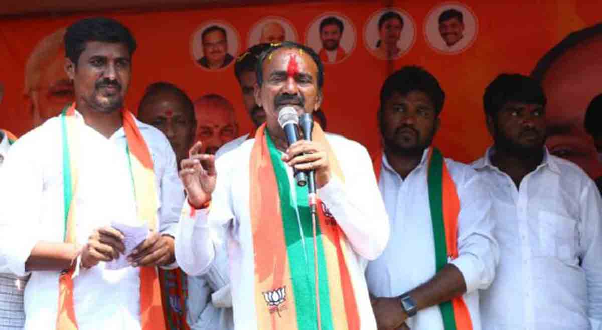 RDO serves notice to Eatala Rajender’s wife, son