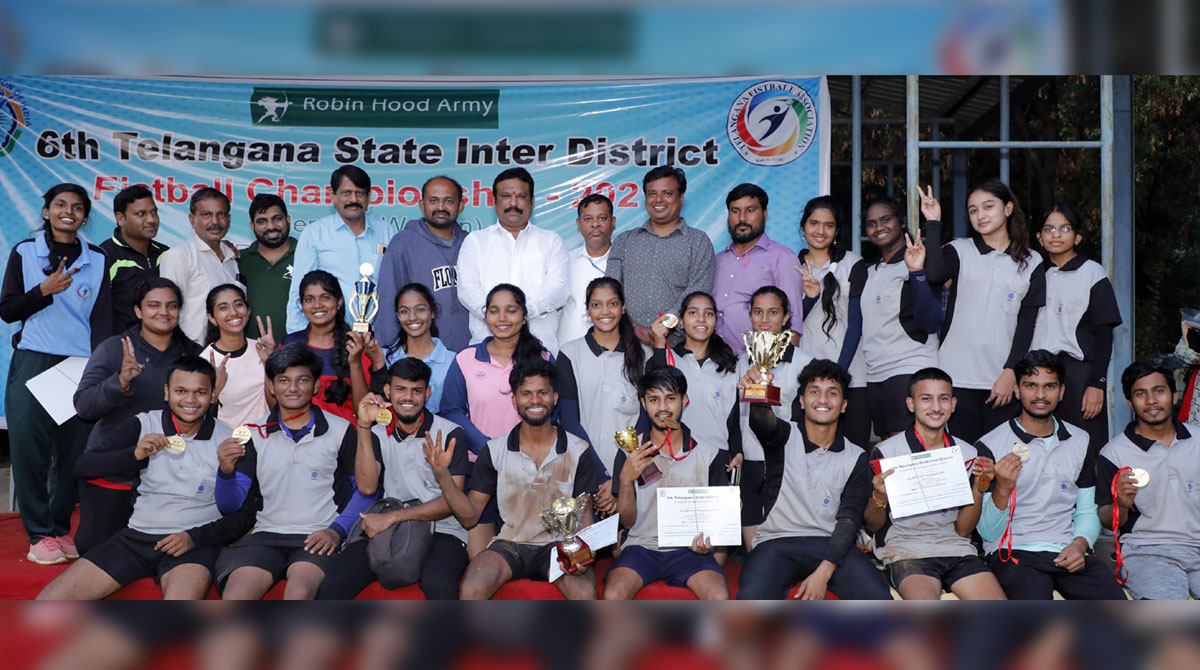 Hyderabad sweep titles in Telangana State Inter-district Fistball championship