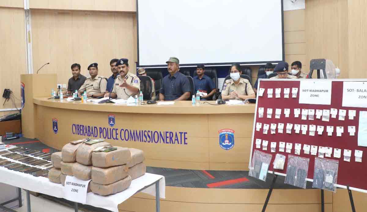 11 peddlers held with 45 kg ganja, MDMA in Cyberabad