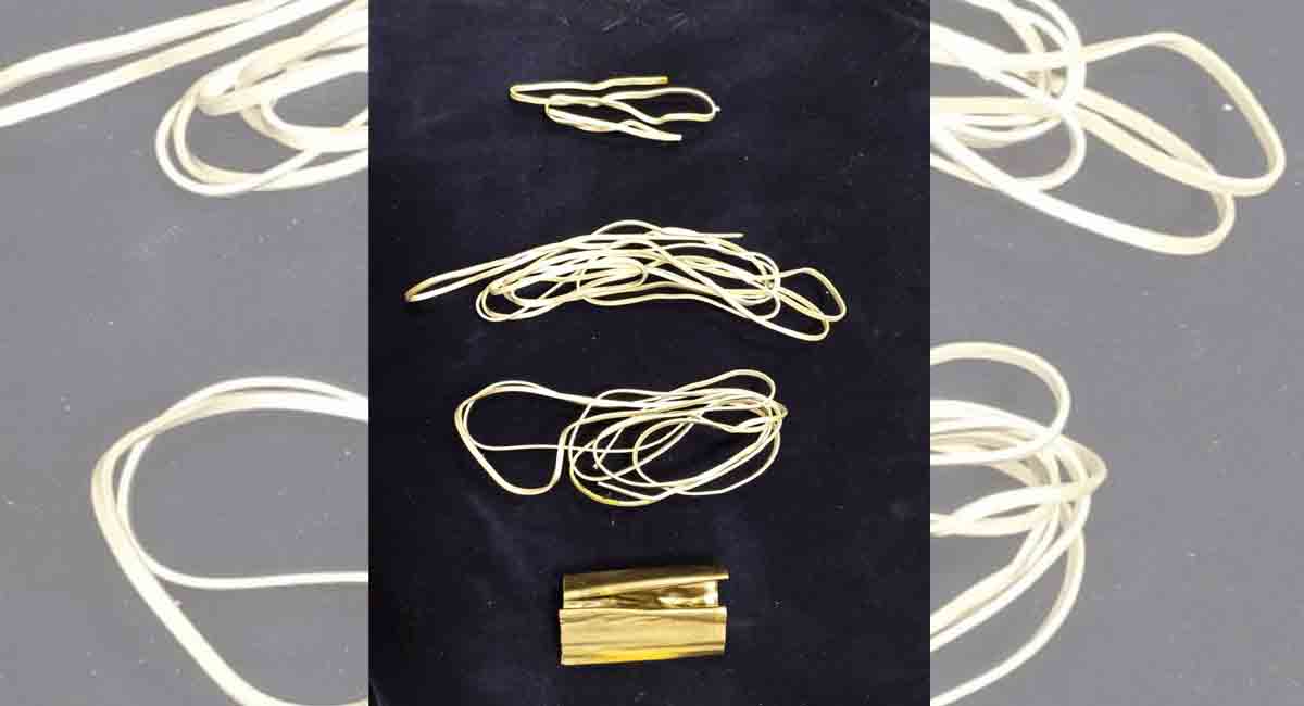 Gold worth Rs.20.3 lakh seized at RGIA