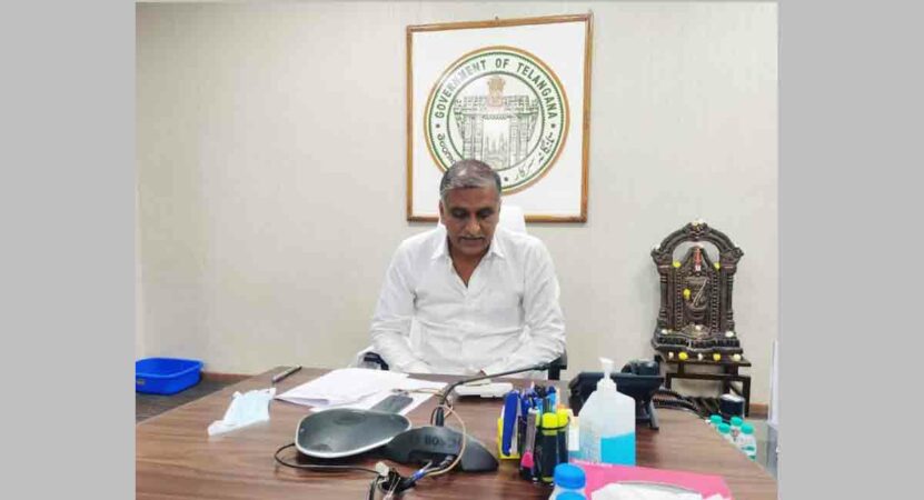 Strengthen Dharani portal, Harish to officials