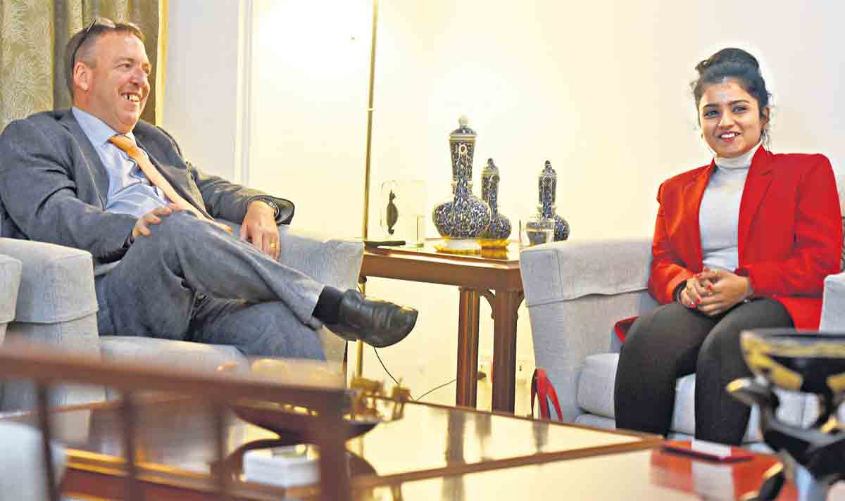 Hyderabad: Student spends day as UK Dy High Commissioner