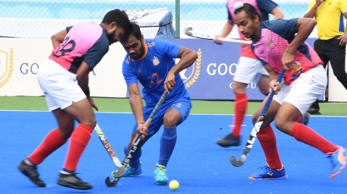 Raghu nets 3, Indian Oil down SCR in 57th Nehru Senior Hockey Tournament