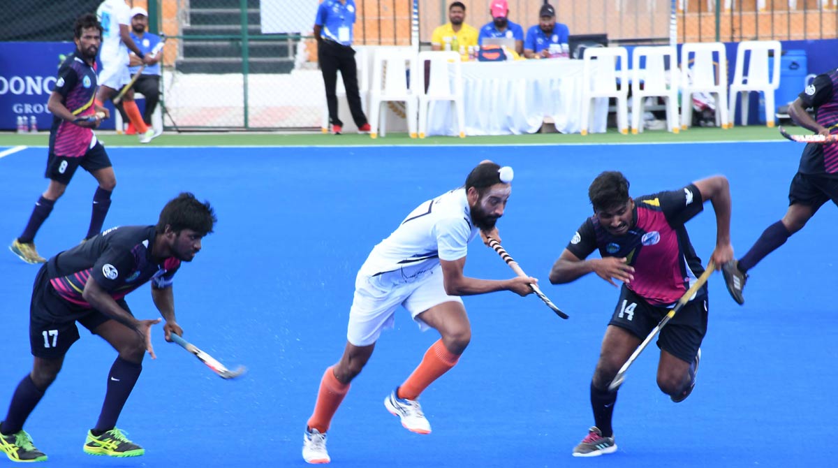 IAF breeze past Telangana in Gooncha Nehru Senior Hockey Tournament