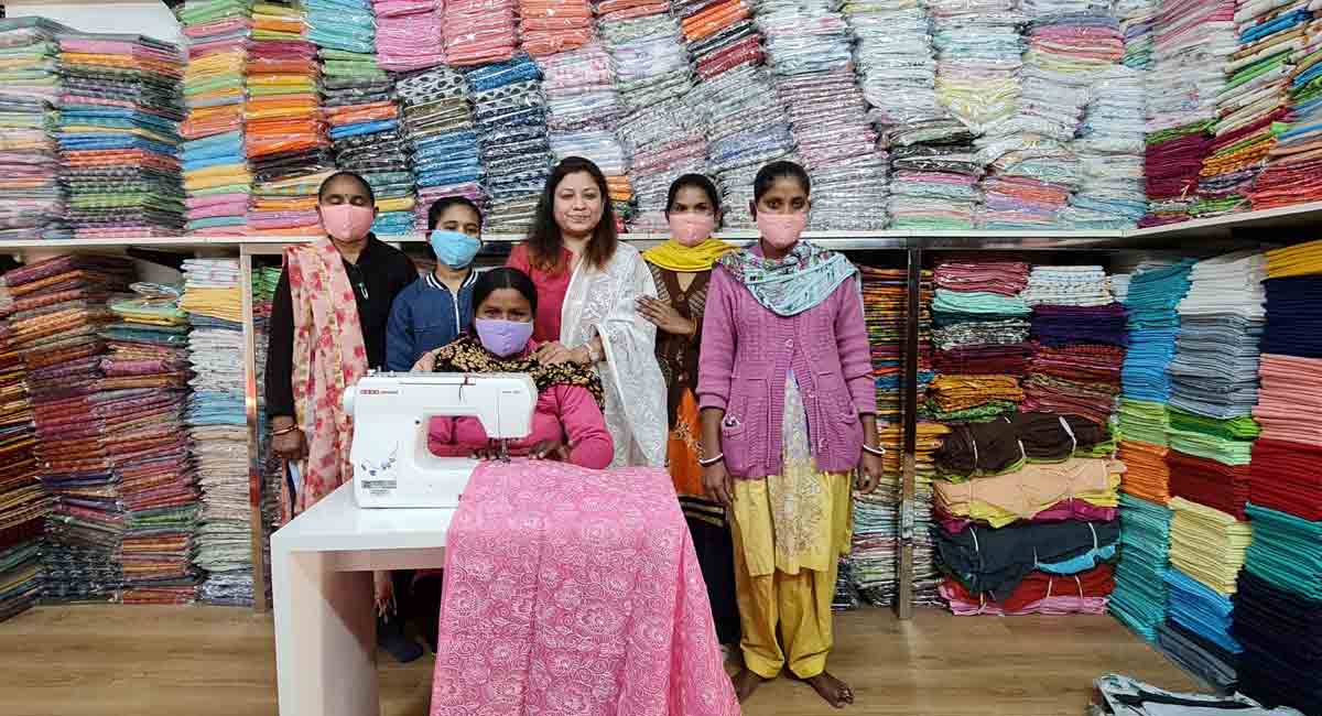 Kota Doria fabric gets a modern touch