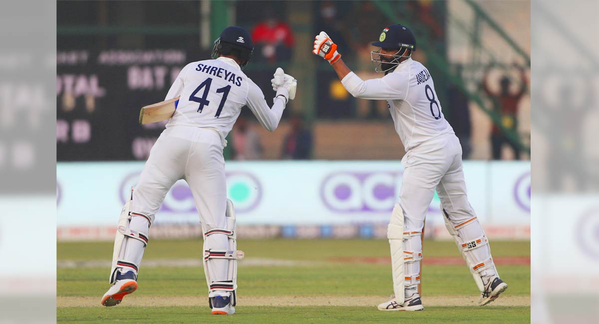 IND v NZ: Iyer, Jadeja half-centuries help India reach 258/4 at stumps