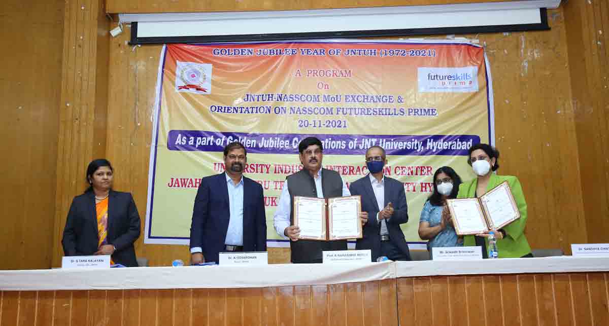 JNTU Hyderabad inks pact with NASSCOM for skill development