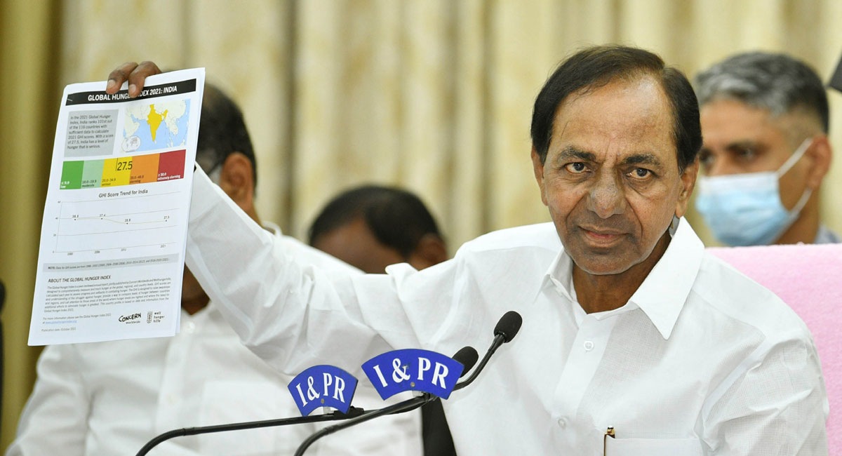 KCR declares all out war against Centre on paddy procurement