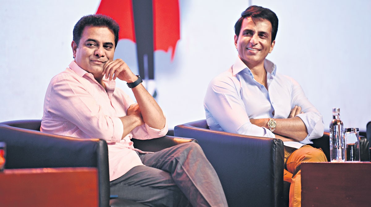 We are with you, KTR to Sonu Sood on I-T raids