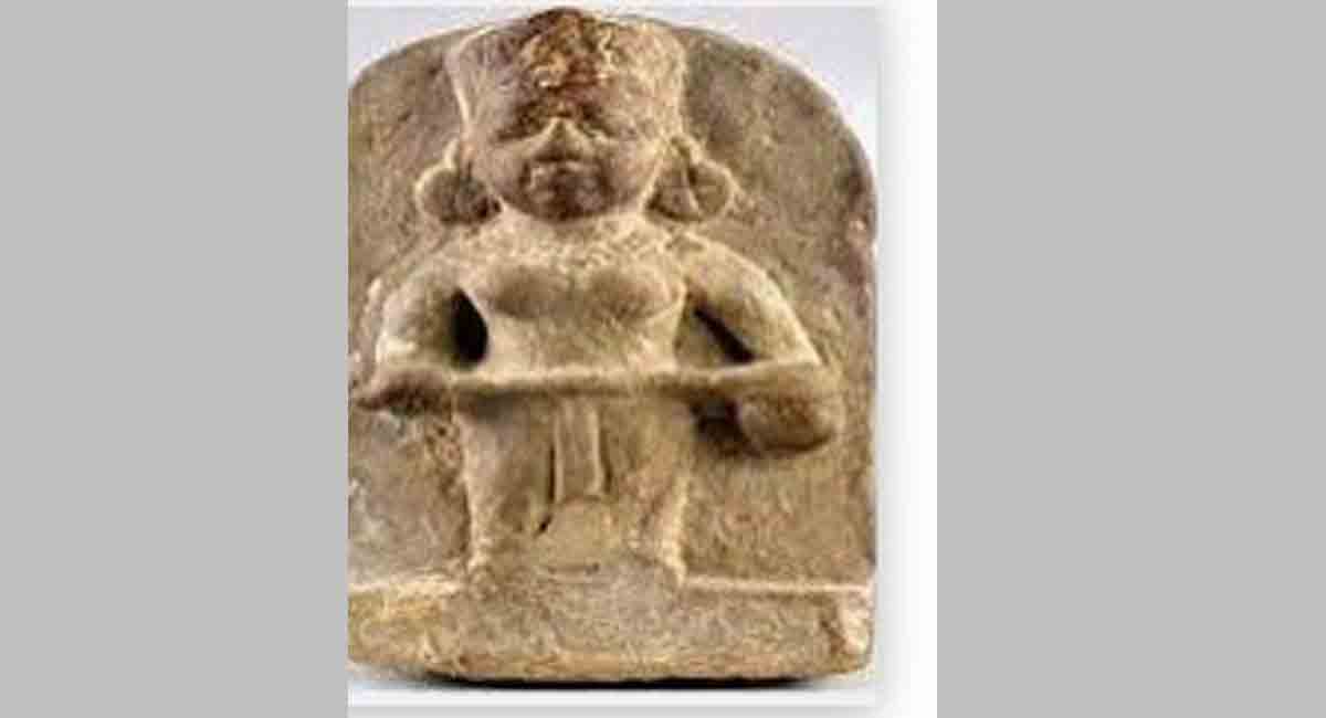 Installation 18th century Goddess Annapurna idol today in Kashi