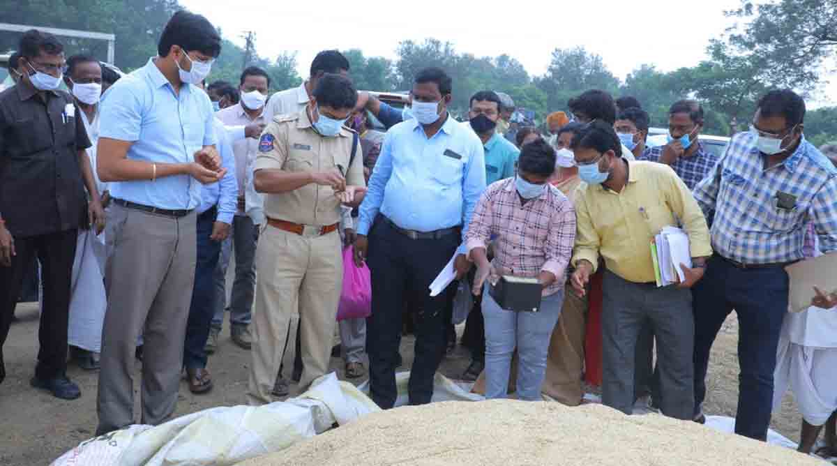Strict vigil to prevent AP paddy from entering Telangana