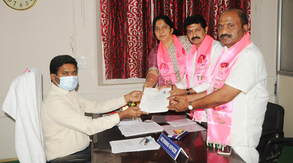 Five TRS candidates file papers to MLC seats