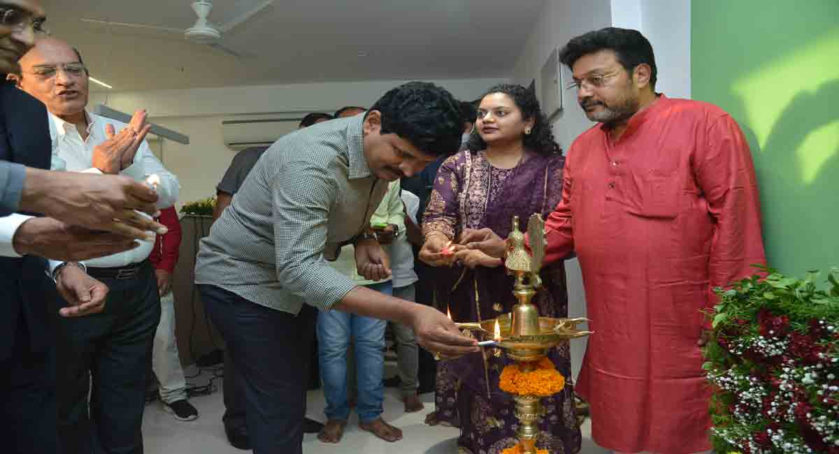 TRS MP Santosh Kumar inaugurates Cherish Children’s Clinic