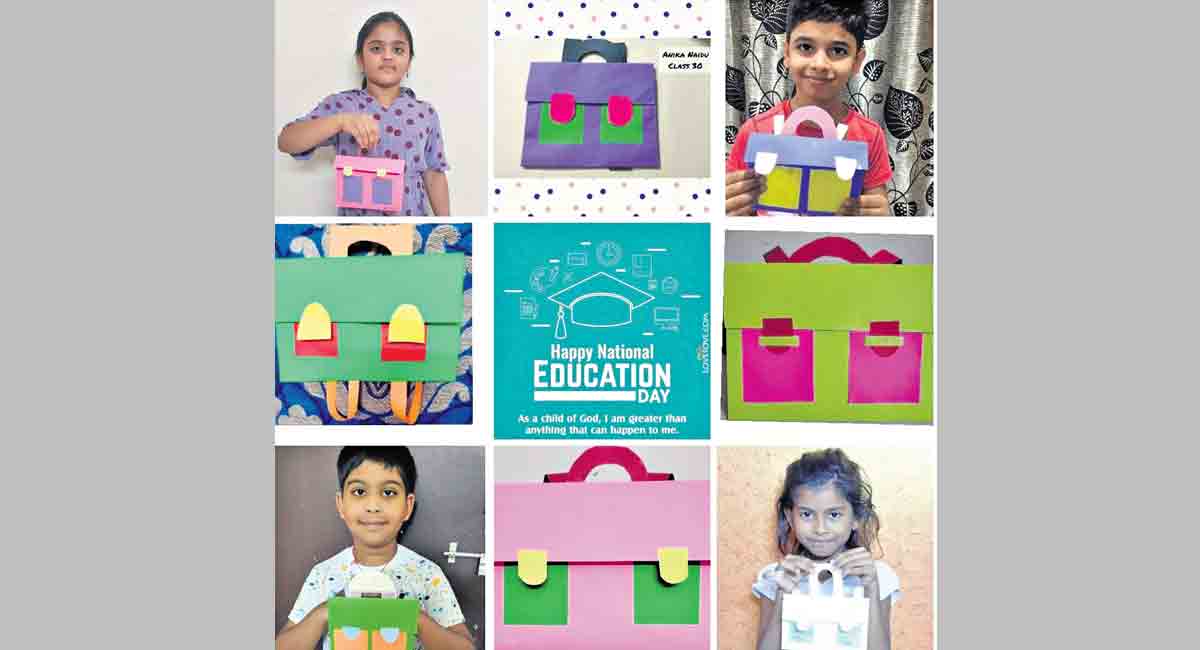 Students of Delhi Public School commemorate Maulana Azad’s birthday