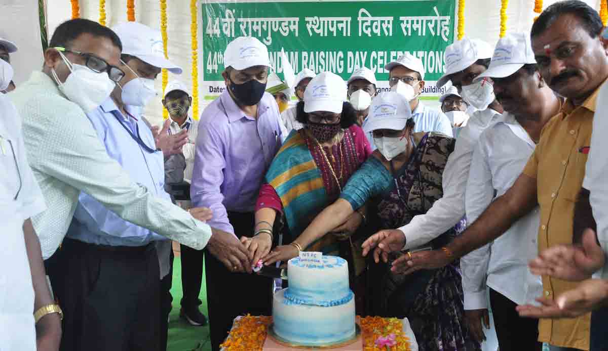 44th raising day celebrations held in NTPC Ramagundam