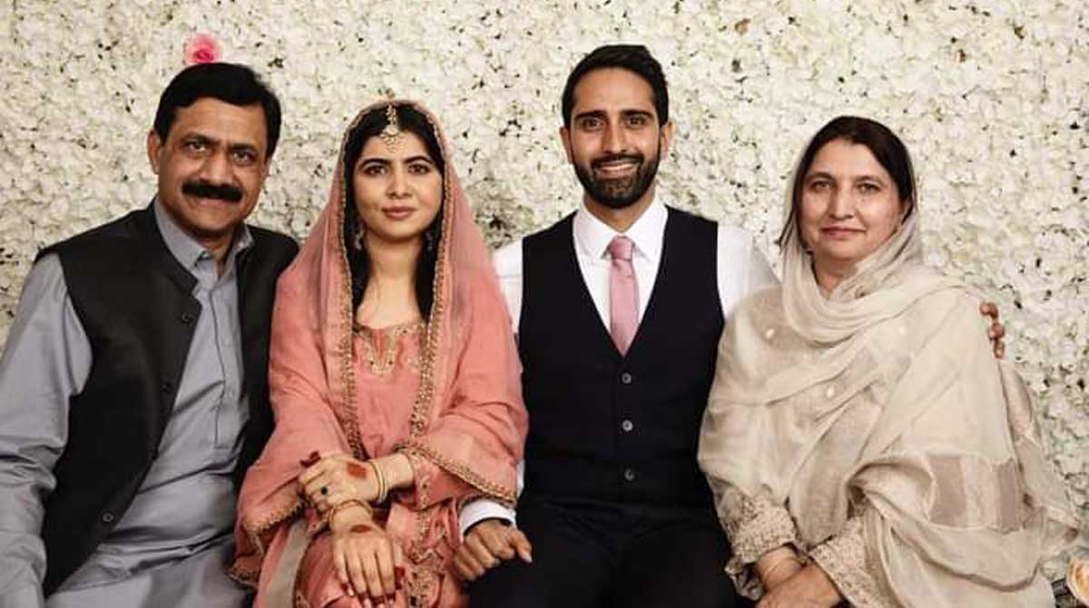 Nobel Peace Prize winner Malala Yousafzai ties the knot