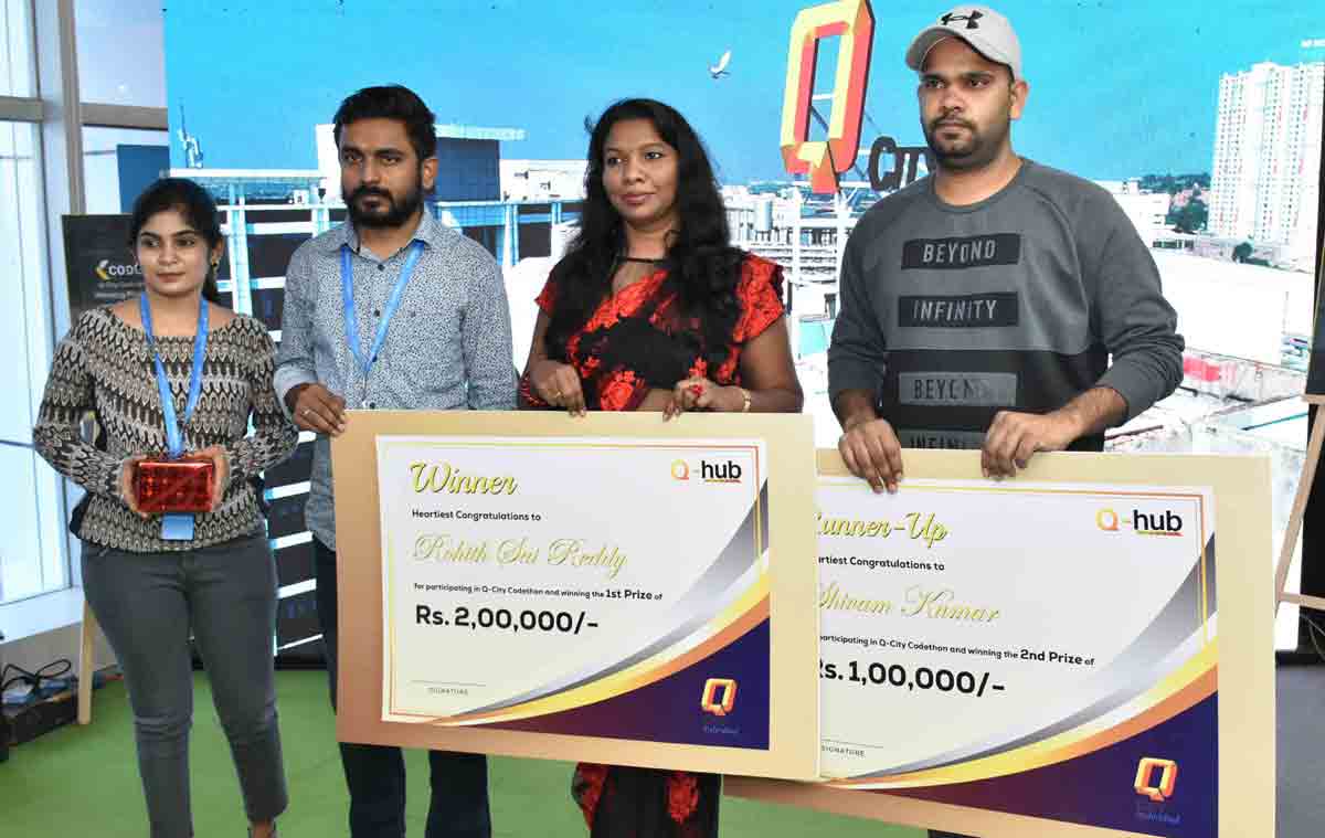 Q-City codethon’s winner bags Rs 2 lakh