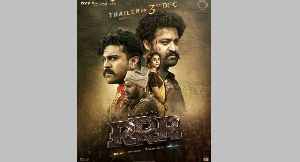Rajamouli’s ‘RRR’ trailer to be out on Dec 3