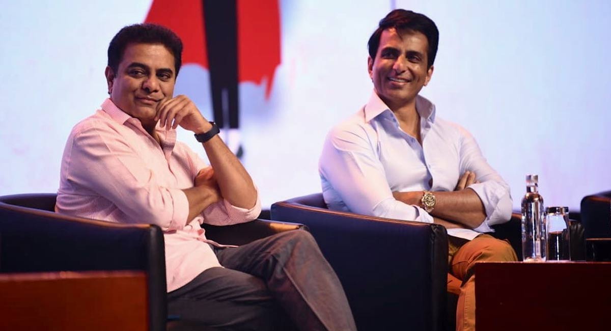 Raids on Sonu Sood by those scared of his popularity: KTR