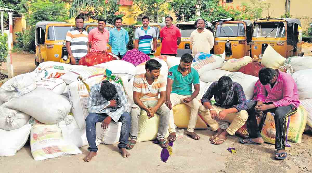 PDS rice smuggling unabated in Mancherial, Asifabad