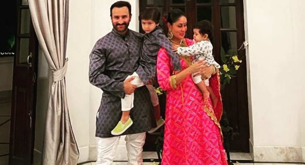 Saif Ali Khan, Kareena Kapoor celebrate Diwali at Pataudi Palace