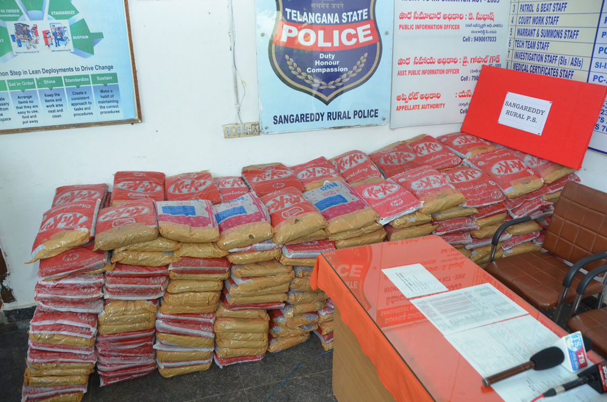 Sangareddy cops seize 600 kg marijuana