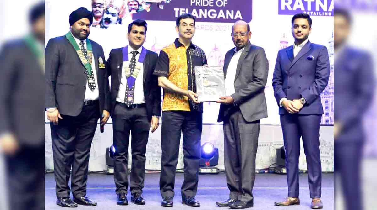 Football coach Shabbir Ali honoured with Pride of Telangana Achievers award