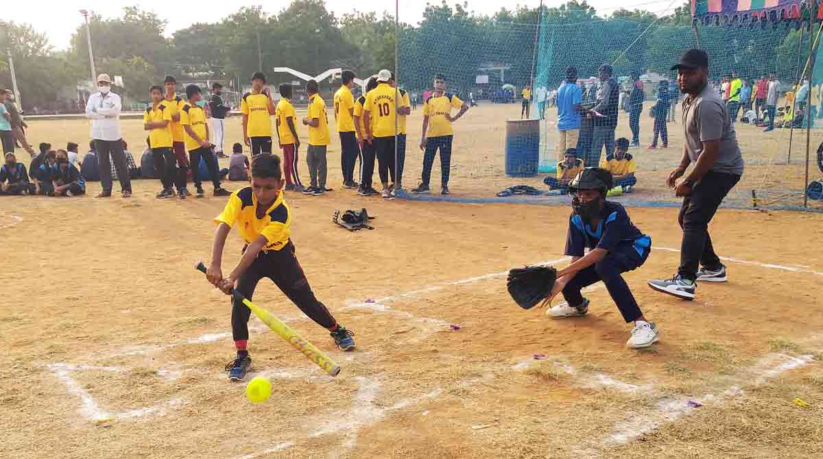 Hyderabad boys defeat Peddapalli in inter-district softball championship