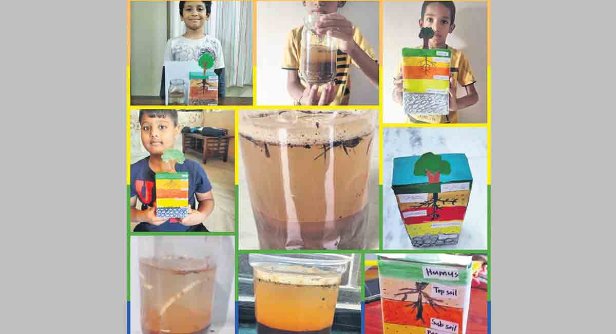 Students of Delhi Public School study importance of soil