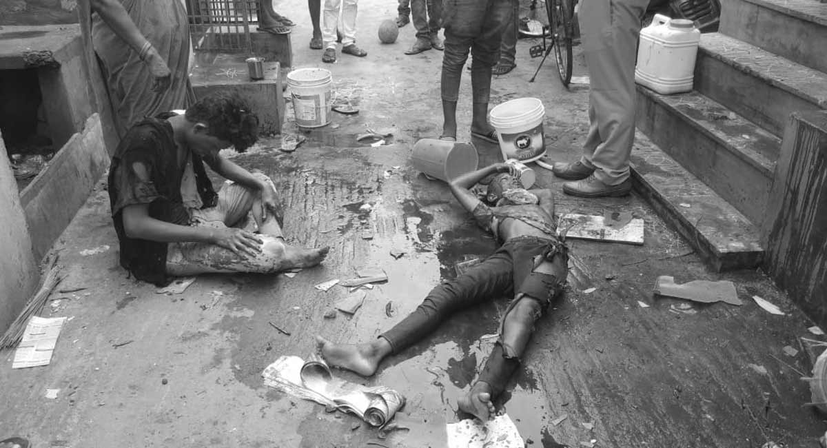 Srikakulam: Three injured in blast at illegal cracker unit