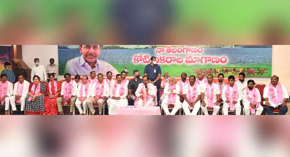TRS to stage ‘Maha Dharna’ over paddy procurement
