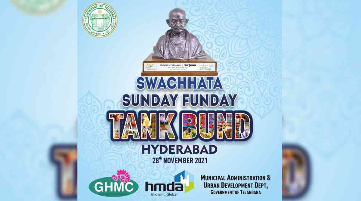 Hyderabad: Swachhata Sunday-Funday at Tank Bund