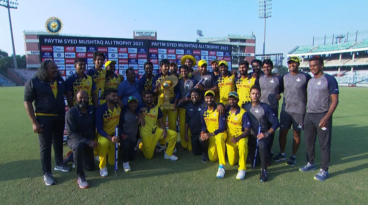 Tamil Nadu beat Karnataka by 4-wickets to retain Syed Mushtaq Ali Trophy