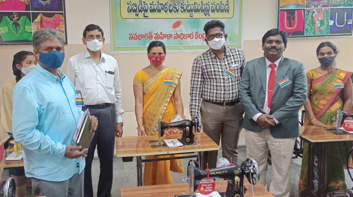 Subsidised sewing machines distributed to women in Kothagudem