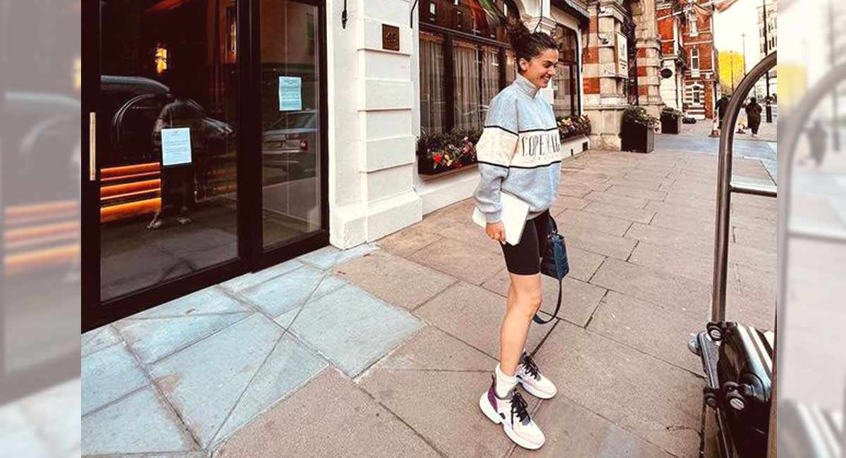 Taapsee shares her love for London as she prepares for Mithali Raj biopic