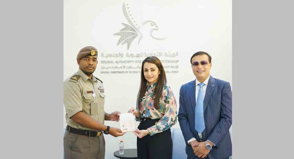 Trisha Krishnan becomes the first Tamil actor to receive UAE’s Golden Visa