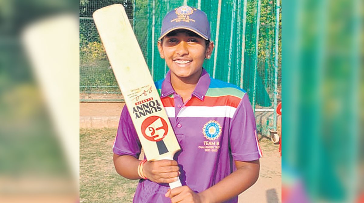 Hyderabad’s Trisha dazzles with a century for India B