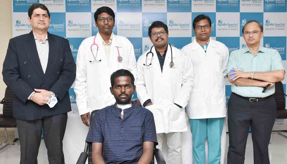 Hyderabad: Specialists at Apollo Spectra Hospital save precarious patient from Nigeria