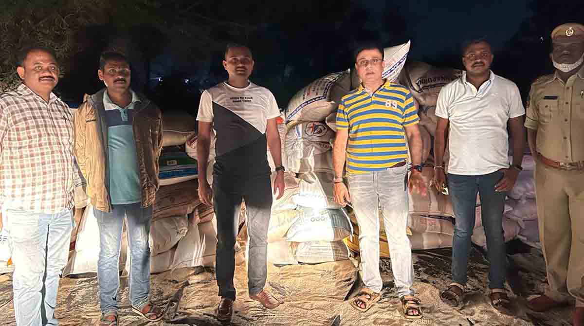 Warangal: Task Force police arrest three, seize 200 quintals of PDS rice