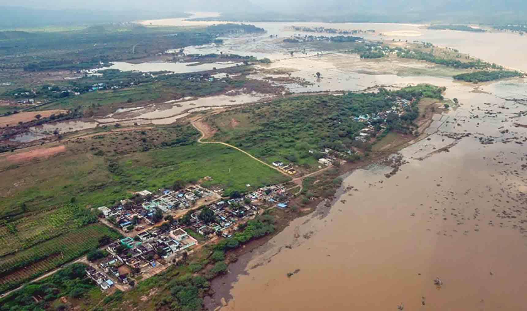 Main rail, road routes cut off in AP due to heavy flood