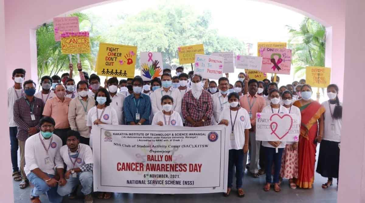 KITSW students organise cancer awarness rally