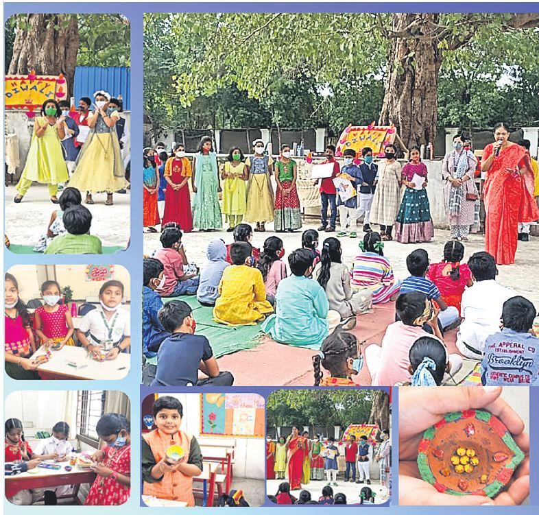 Delhi Public School, Nacharam: Diyas, roleplay mark Diwali festivities
