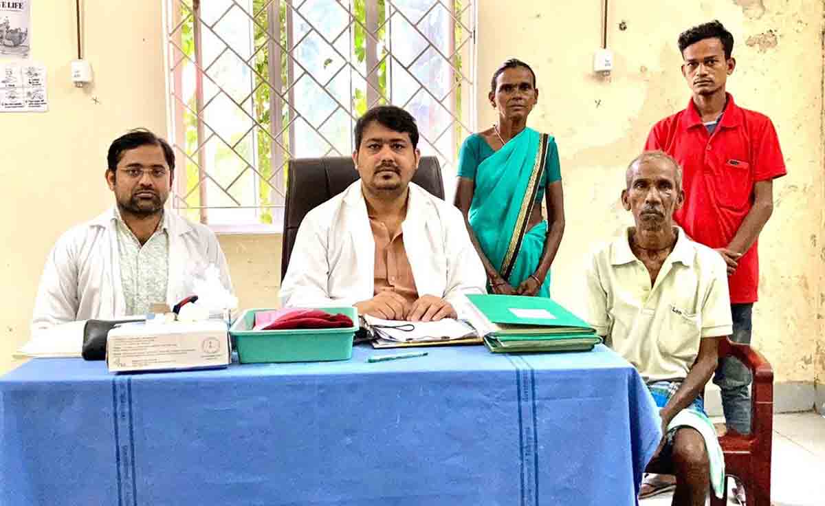 Kothagudem Dist hospital doctors reconstruct Adivasi man’s gored face