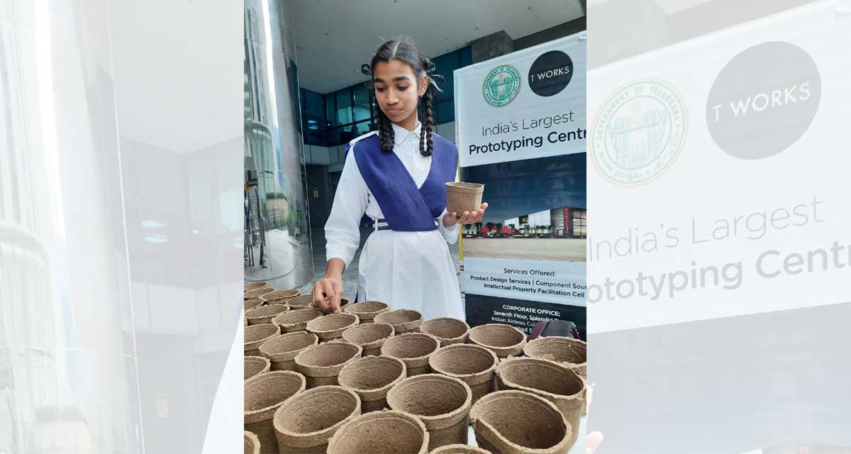 Teen puts groundnut shells to good use