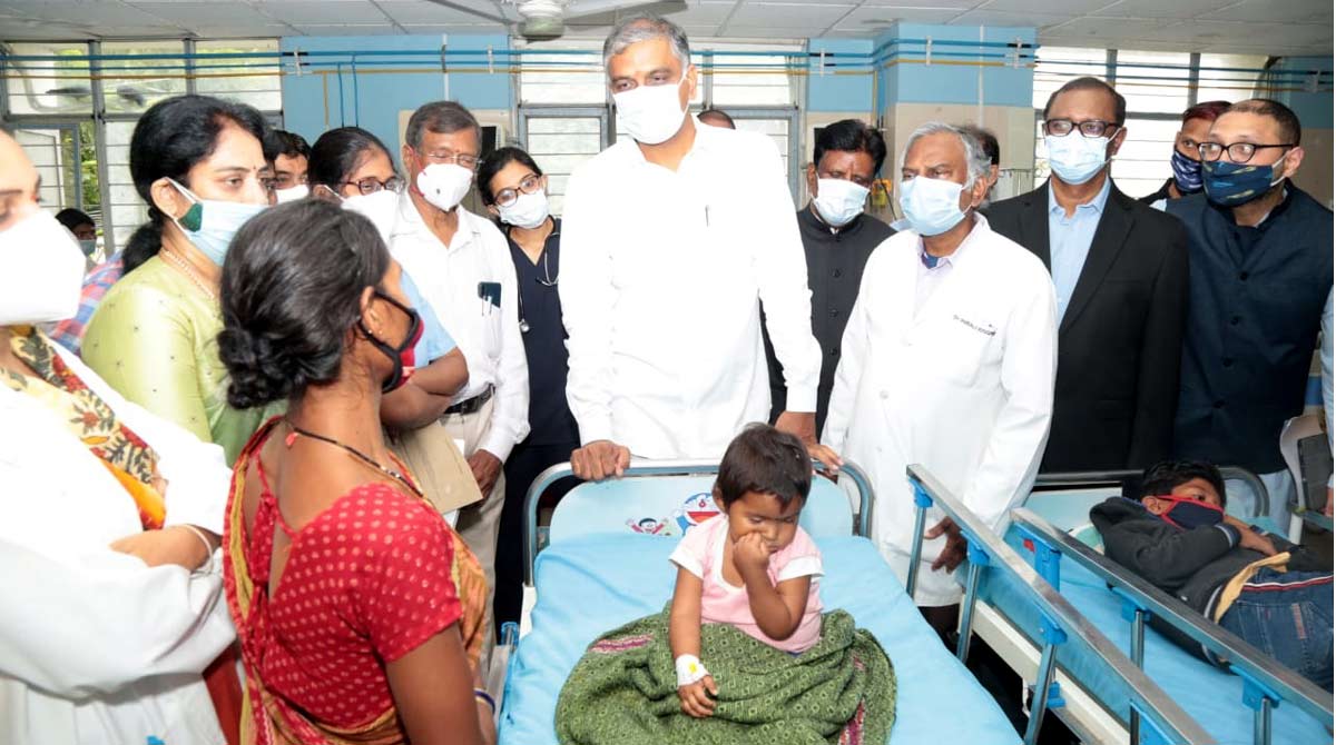 10,000 crore for strengthening of health infra: Harish Rao
